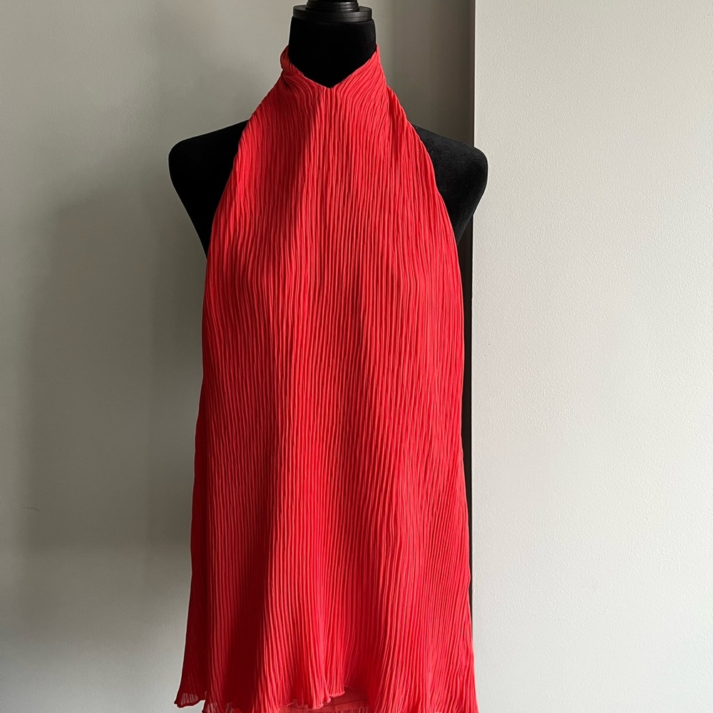 ASOS Design Red Halter Dress - Picture 2 of 4